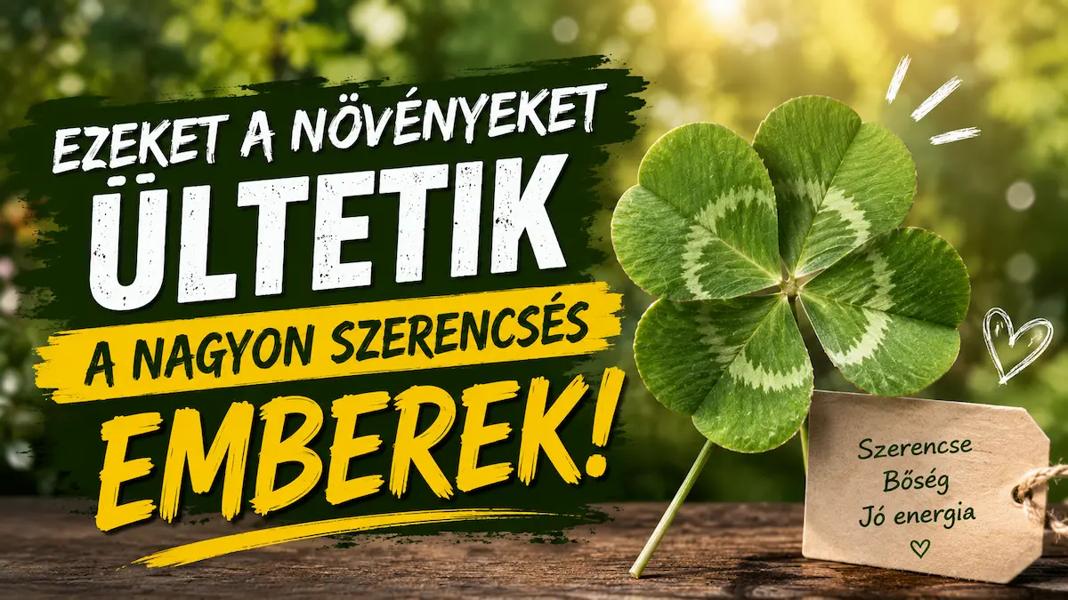 Ezeket a növényeket ültetik a kertjükbe a nagyon szerencsés emberek!