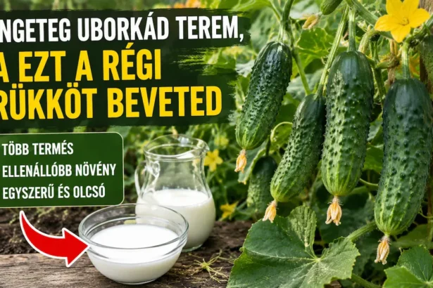A falusi öregek erre esküsznek: ettől roskadozik az uborka a kertben
