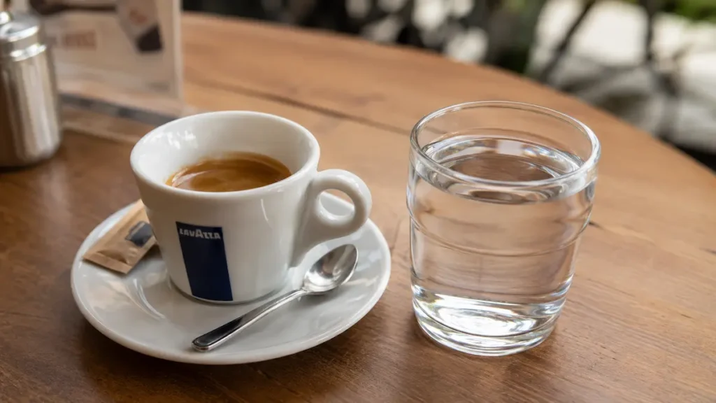 Ezért adnak egy csésze vizet a kávé mellé Olaszországban