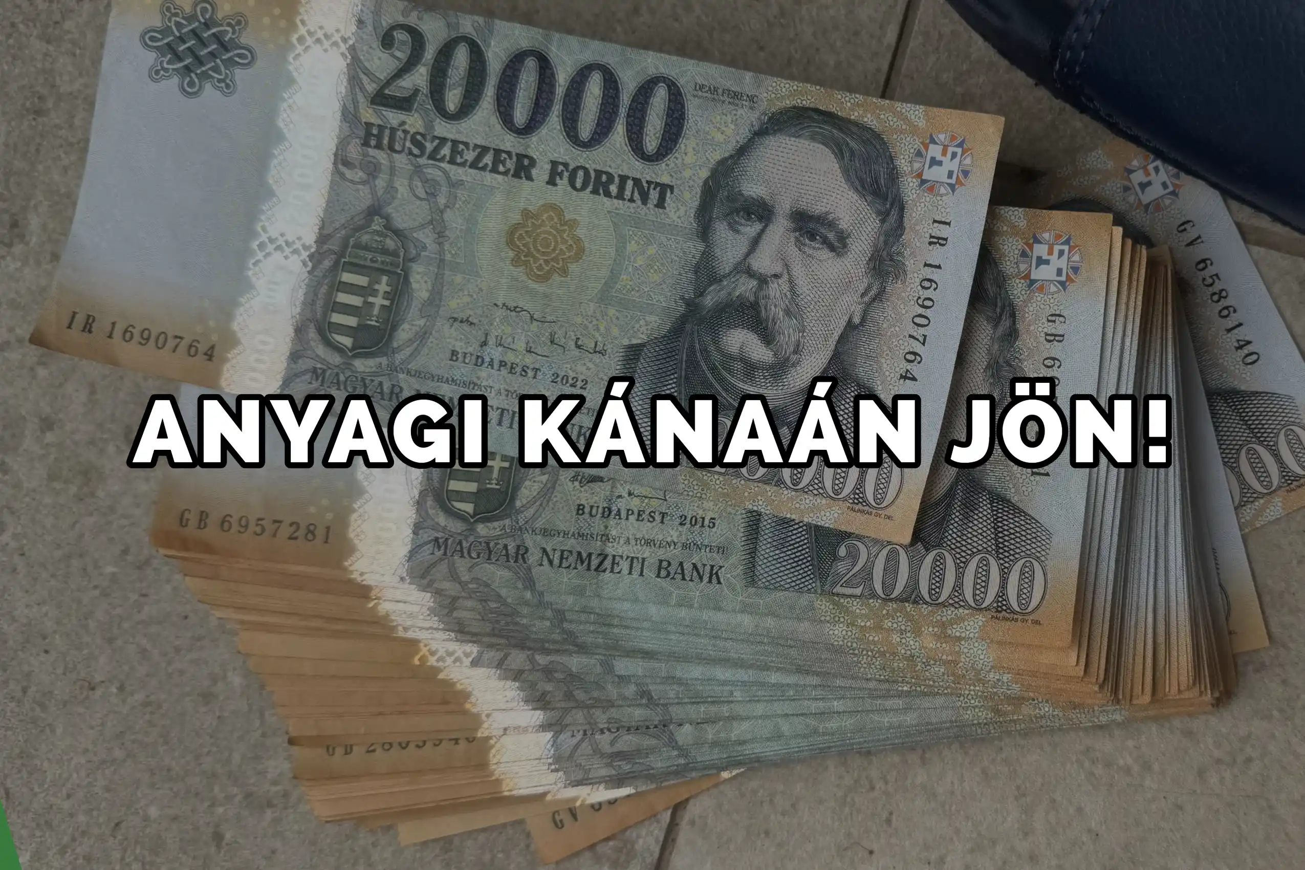 Anyagi kánaán jön 5 csillagjegynek, annyi pénzt kapnak, hogy nem tudják hova rakni