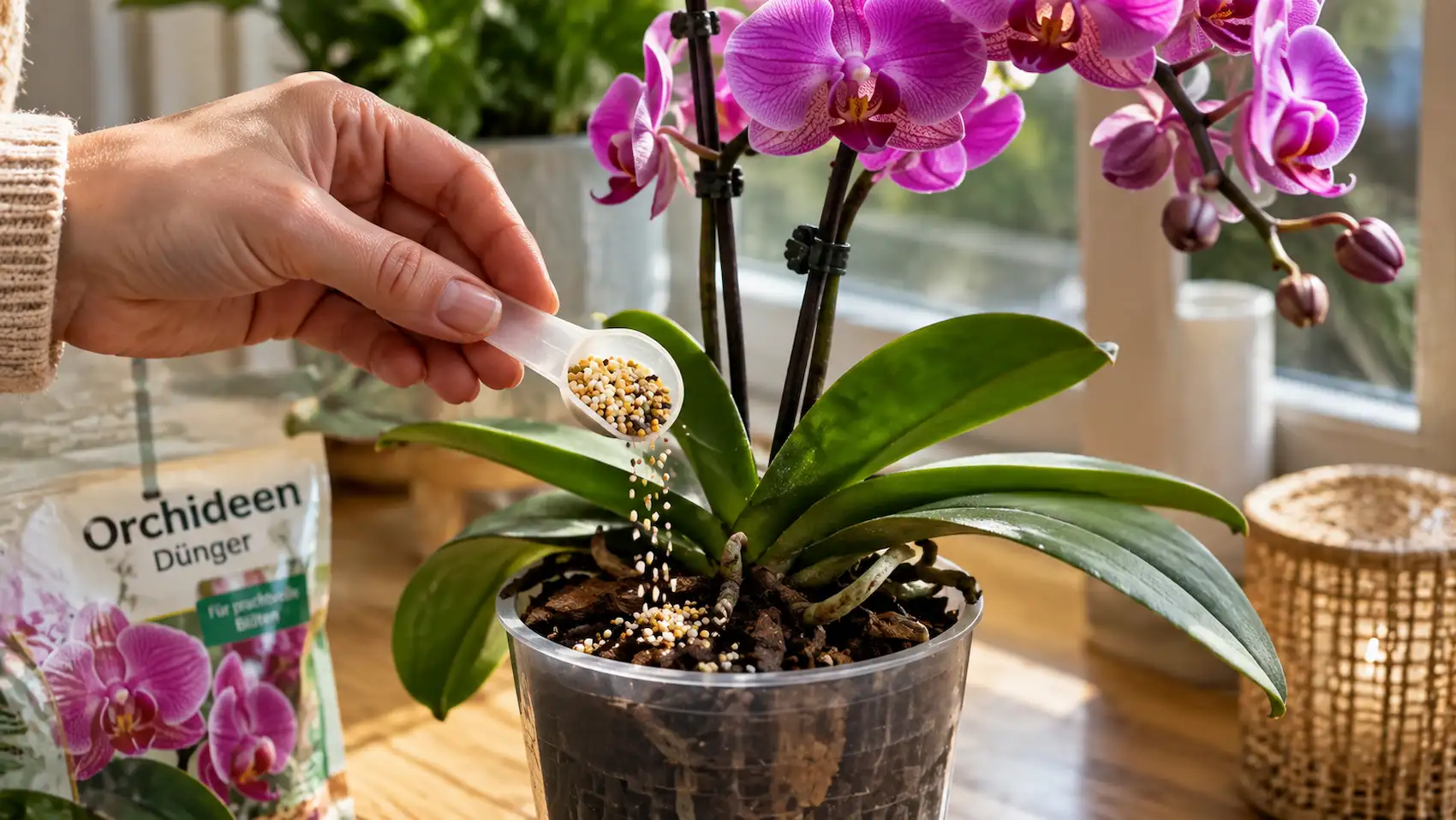 Hihetetlen, hogy mit szórnak a portugálok az orchidea tövéhez – nem véletlen élénk színűek a virágaik
