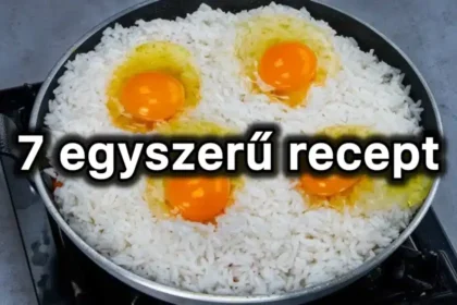 7 egyszerű recept: a hét minden napjára egy