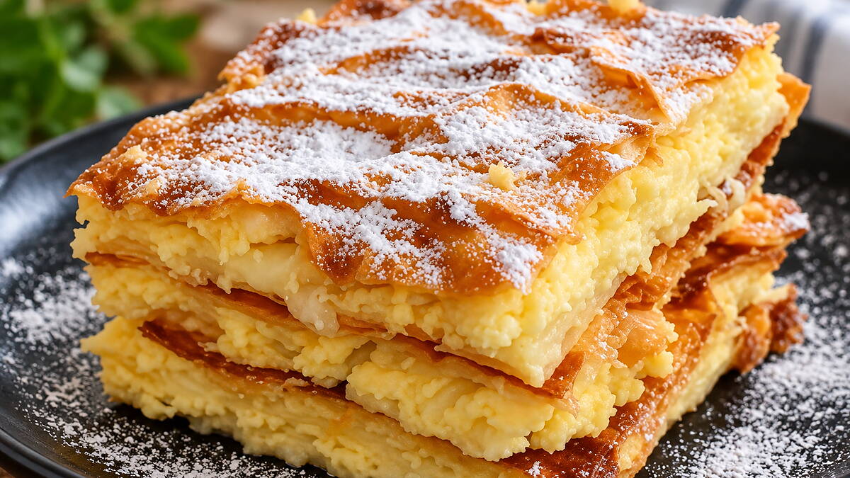 Drága nagymamám híres túrós pitéje: mire megitta a kakaóját, ki is sült!