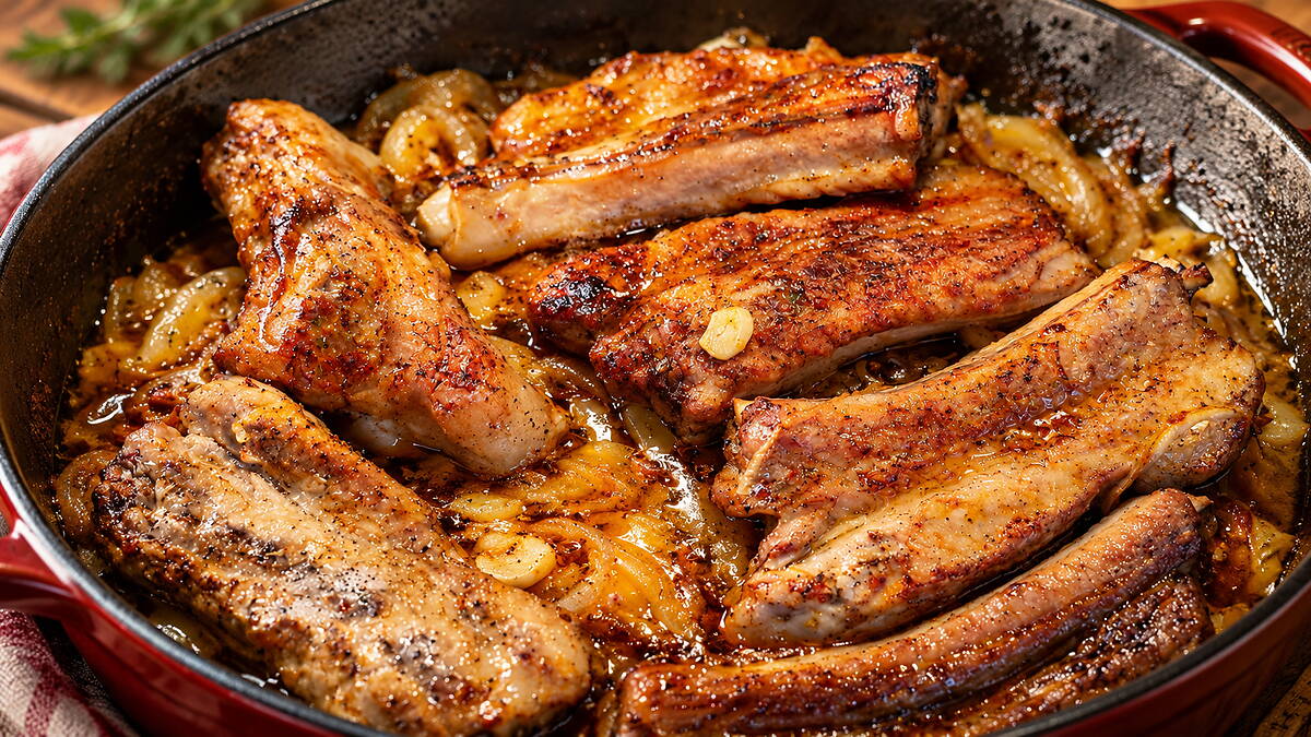 Ez a legjobb sült oldalas, ahogyan nagyanyáink falun készítették