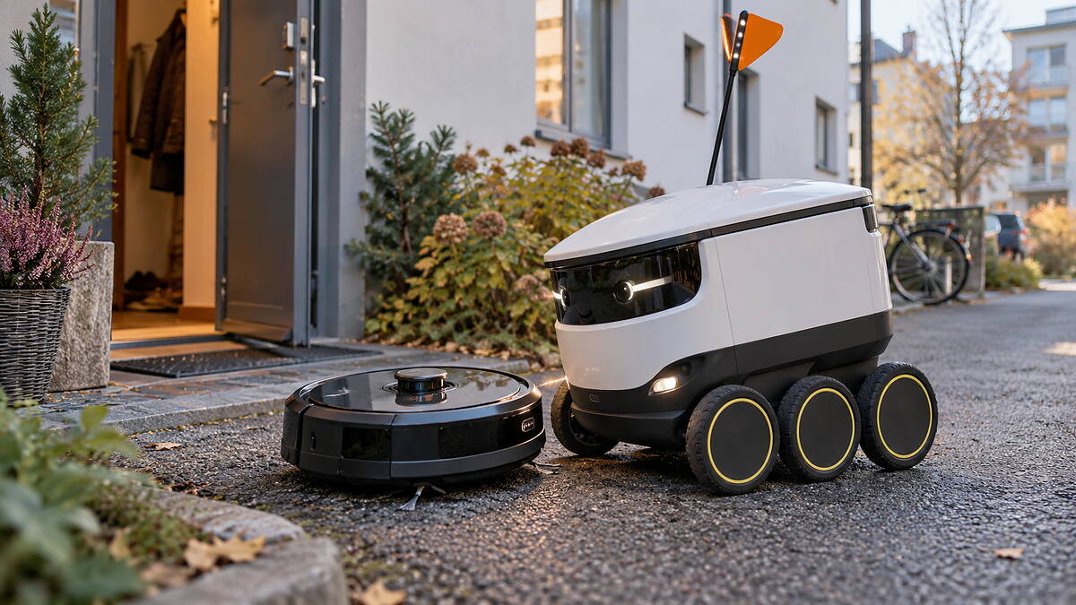 Finnországban elkóborolt otthonról egy robotporszívó, a gazdája szerelmi viszonyt gyanít egy csomagszállító robottal