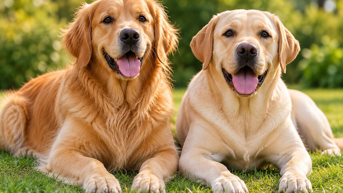 Golden retriever vagy labrador? Ebben különbözik a két legnépszerűbb családi kutya