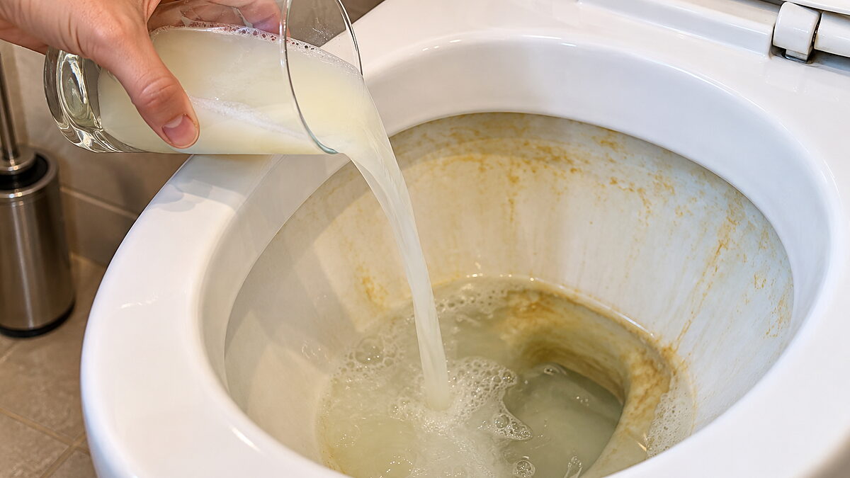 Így szabadulj meg a sárga vonalaktól és a vízkőtől a WC-ben