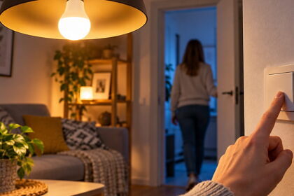 Lekapcsold vagy hagyd égve a LED-lámpát, ha csak pár percre mész ki a szobából?