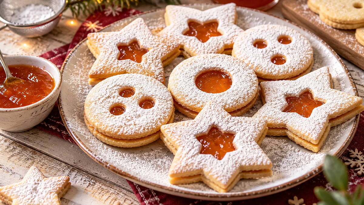 Linzer szemek, az osztrák karácsonyi lekváros keksz, ami két hét alatt lesz igazán puha