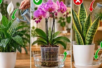 Most eláruljuk, hogy melyik szobanövényt szabad csak felülről vagy csak alulról locsolni