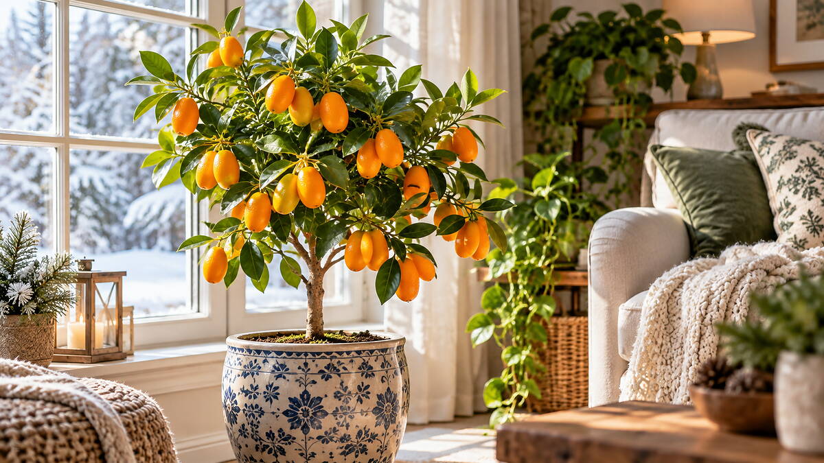 Narancssárga gyümölcs egész télen a nappaliban: a kumquat a lakásban is megtartja a termését, ha elég fényt kap