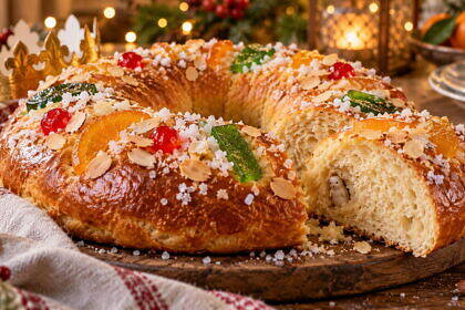 Roscón de Reyes, a spanyolok vízkereszti kalácsa, amibe meglepetést sütnek