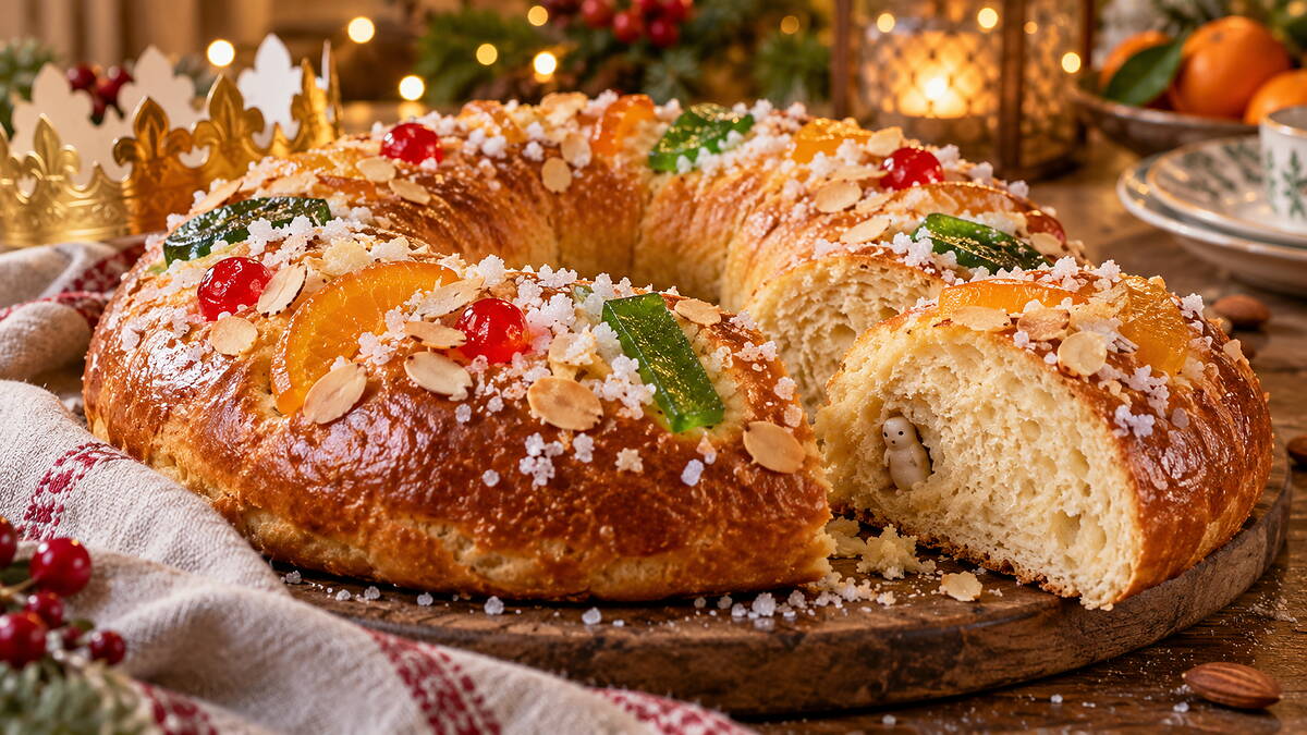 Roscón de Reyes, a spanyolok vízkereszti kalácsa, amibe meglepetést sütnek